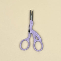 Matryoshka Doll Shop Stork Scissors - Lavender