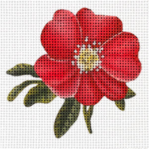 Melissa Shirley Designs Red Rose Needlepoint Canvas