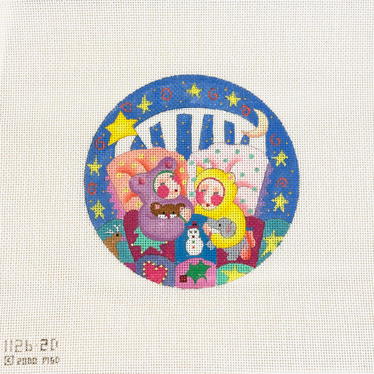 Melissa Shirley Designs Children Were Nestled Needlepoint Canvas