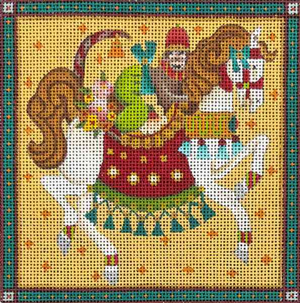 Melissa Shirley Designs Circus Horse Needlepoint Canvas