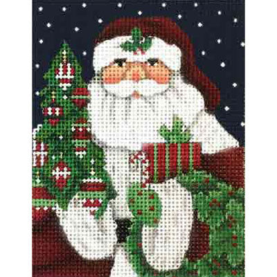 Melissa Shirley Designs Classic Santa Needlepoint Canvas