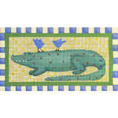 Melissa Shirley Designs Debbie Mumm Alligator Needlepoint Canvas