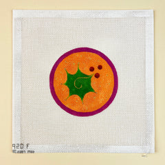 Melissa Shirley Designs Holly Ornament Needlepoint Canvas