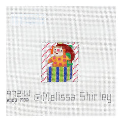 Melissa Shirley Designs Jack in the Box Advent Treasure Needlepoint Canvas
