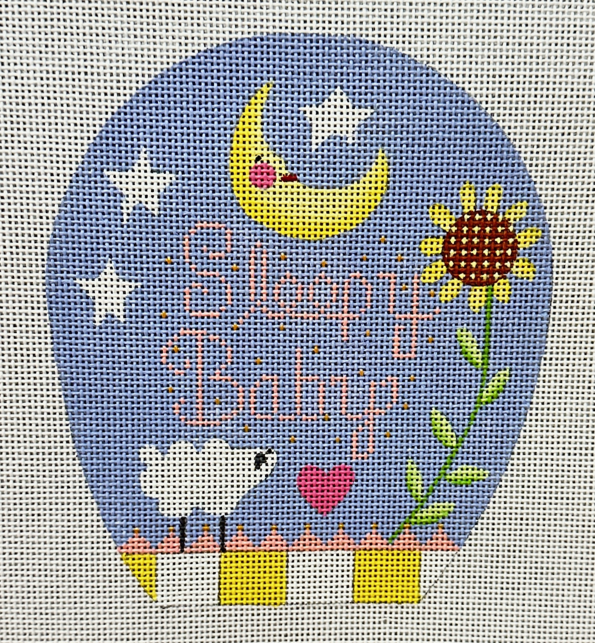 Melissa Shirley Designs Sleepy Baby Needlepoint Canvas
