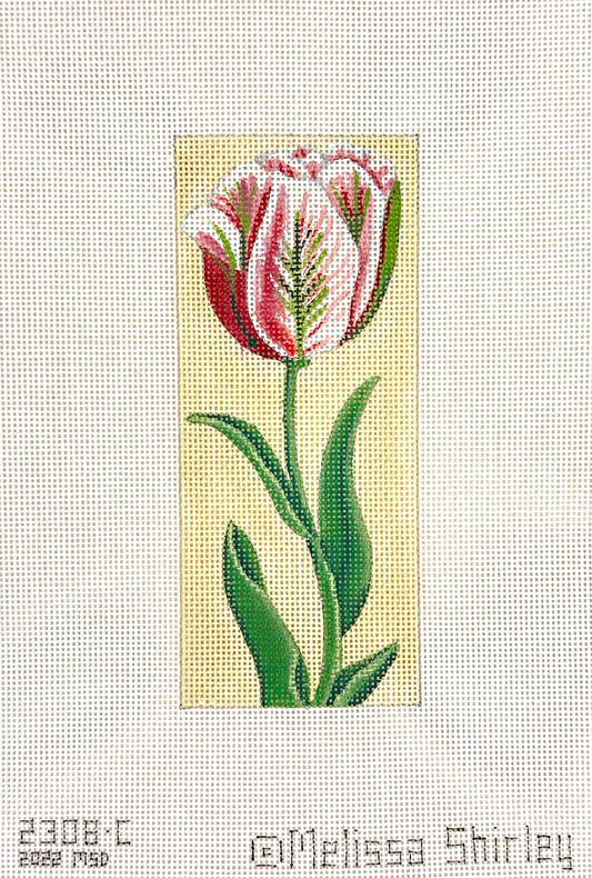 Melissa Shirley Designs Tulip Bookmark Needlepoint Canvas