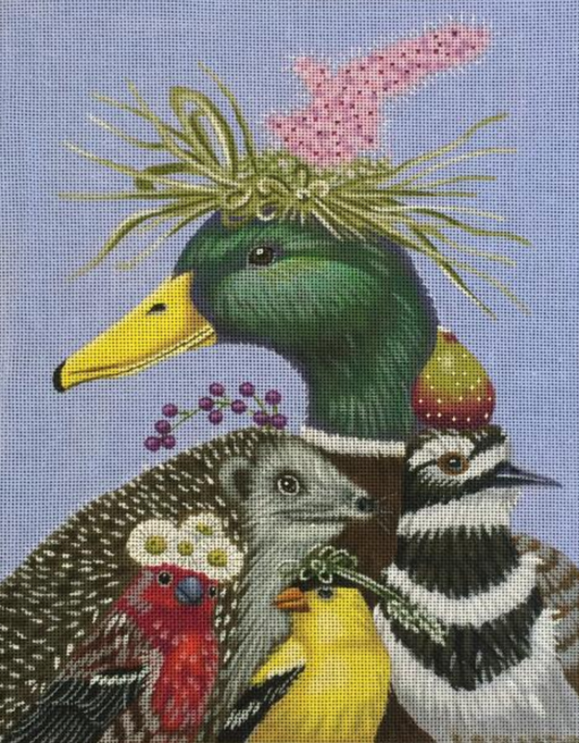 Melissa Shirley Designs Vicki Sawyer There's Always a Showboat Needlepoint Canvas