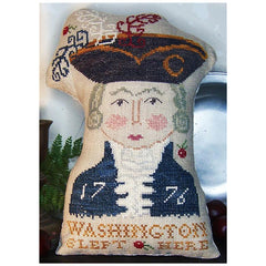 Miss Prim Washington Slept Here Cross Stitch Pattern