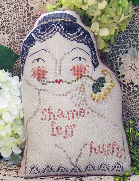 Miss Prim Shameless Hussy Cross Stitch Pattern