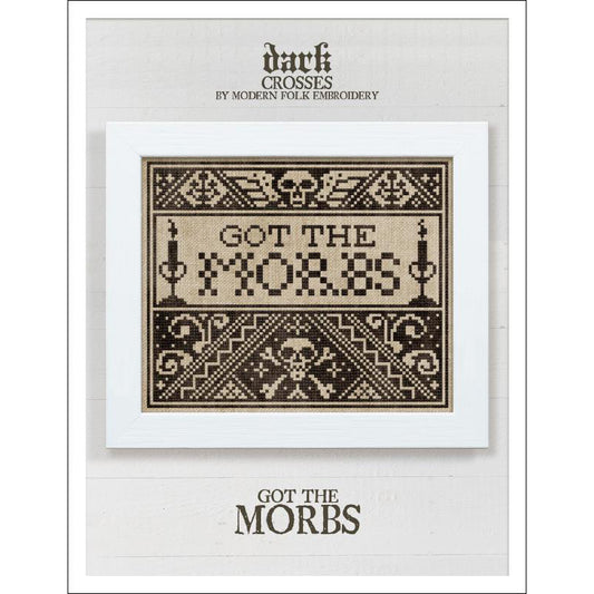 Modern Folk Embroidery Got The Morbs Cross Stitch Pattern