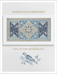 Modern Folk Embroidery Song of the Nightingale Cross Stitch Pattern