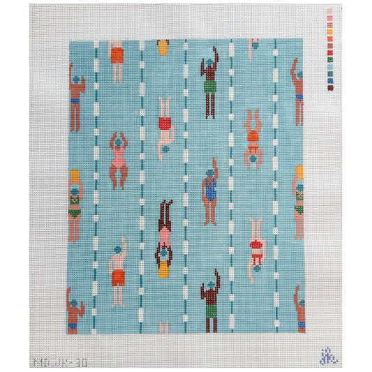 Mopsey Designs Jenny Koland: Just Keep Swimming Needlepoint Canvas
