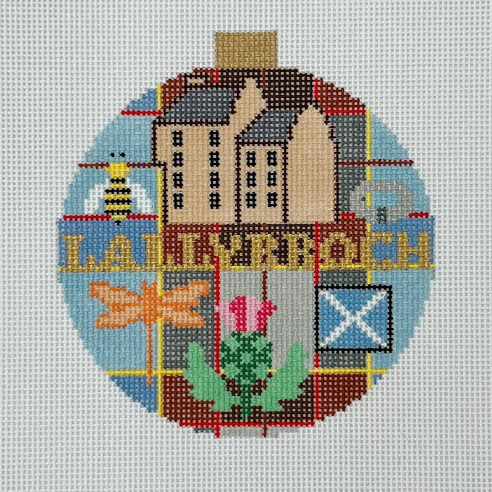 Mopsey Designs The Book Canvas: Lallybroch Needlepoint Canvas