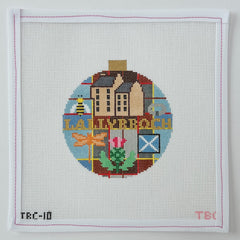 Mopsey Designs The Book Canvas: Lallybroch Needlepoint Canvas