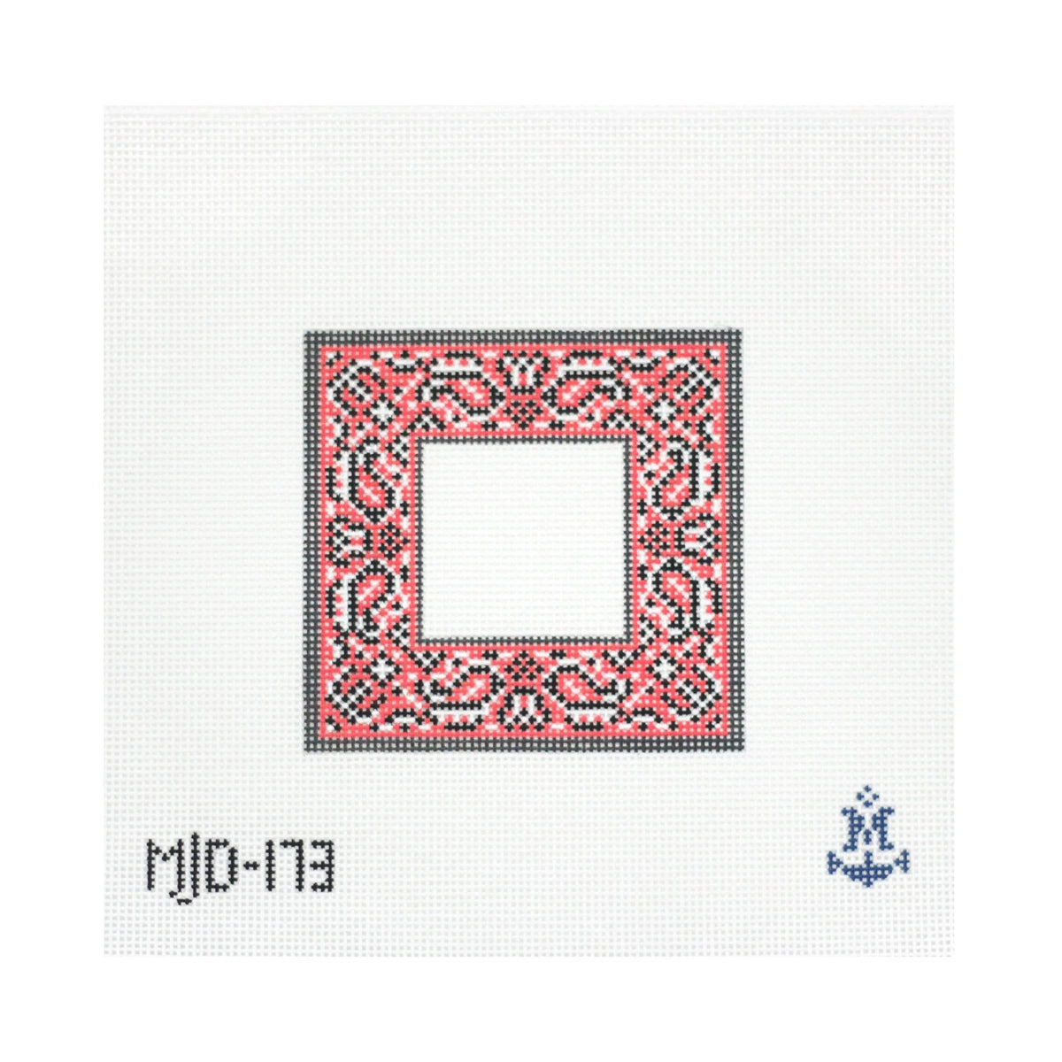 Morgan Julia Bandana Print Coaster Needlepoint Canvas