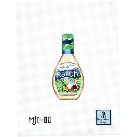 Morgan Julia Designs Ranch Dressing Needlepoint Canvas