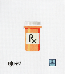 Morgan Julia Designs Rx Bottle Needlepoint Canvas