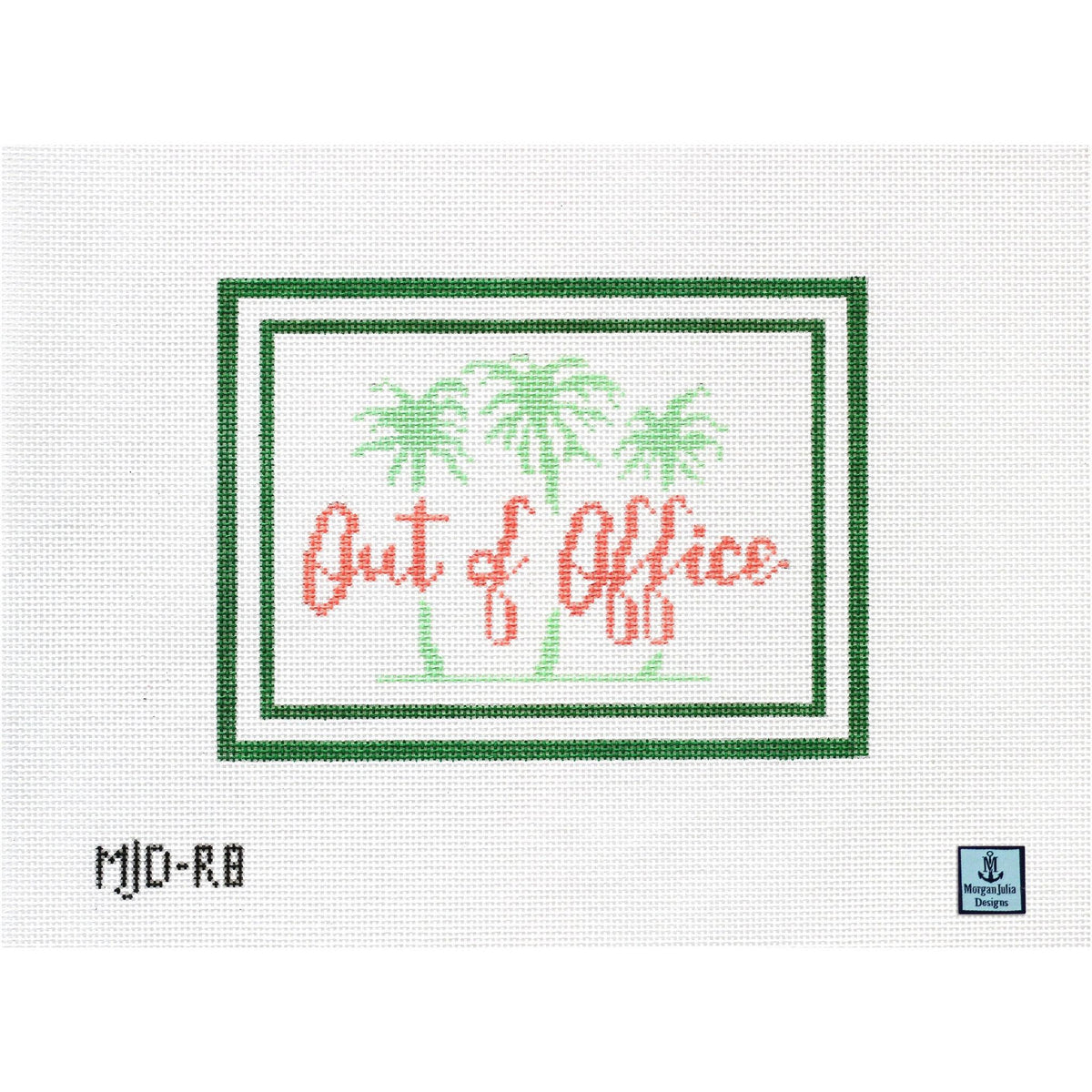 Morgan Julia Out of Office Needlepoint Canvas