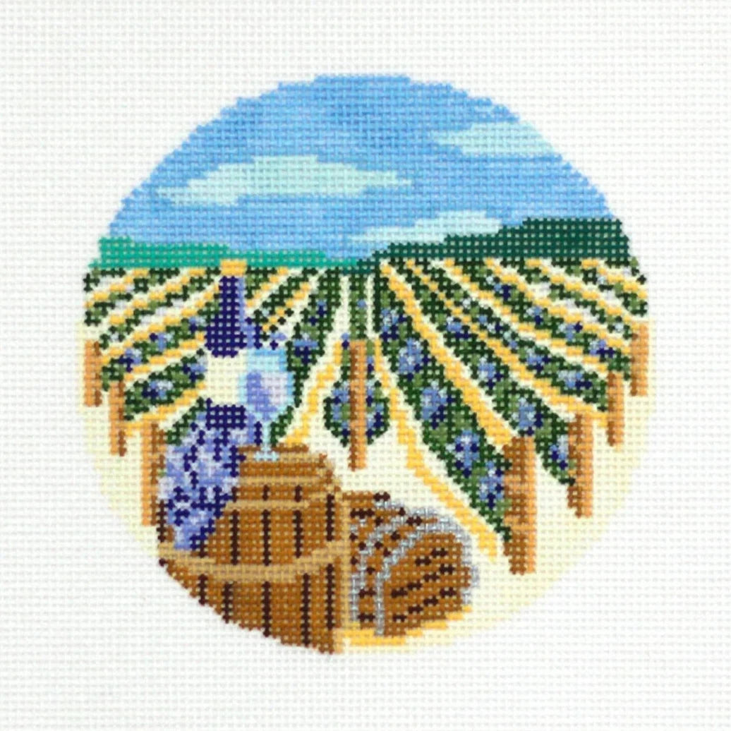 Morgan Julia Weekend at the Winery Needlepoint Canvas