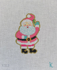 Ndlpt Designs Gingerbread Santa Needlepoint Canvas