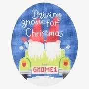Needlepoint To Go Driving Gnome for Christmas Needlepoint Canvas