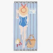 Needlepoint To Go Nantucket Sunbather Needlepoint Canvas