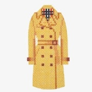 Needlepoint To Go Preppy Trench Coat Needlepoint Canvas