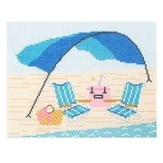 Needlepoint To Go Sun Shade on 18 Needlepoint Canvas