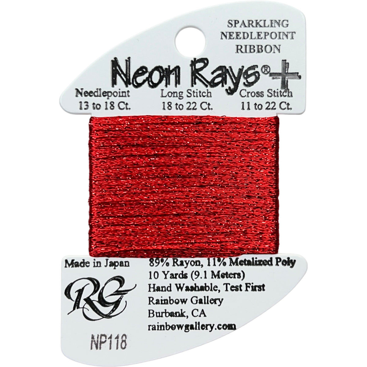Rainbow Gallery Neon Rays Plus - 118 Christmas Red