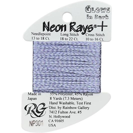 Rainbow Gallery Neon Rays Plus - 301 Violet Glow in Dark