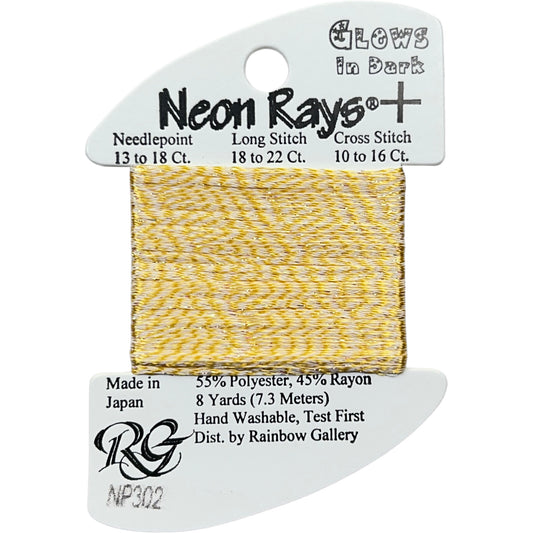Rainbow Gallery Neon Rays Plus - 302 Yellow Glow in Dark