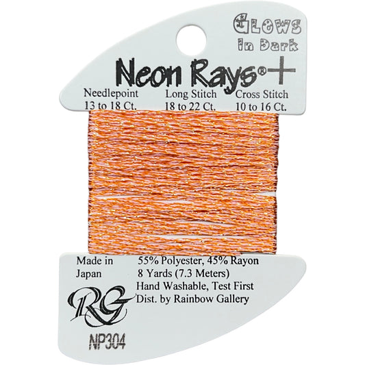 Rainbow Gallery Neon Rays Plus - 304 Orange Glow in Dark