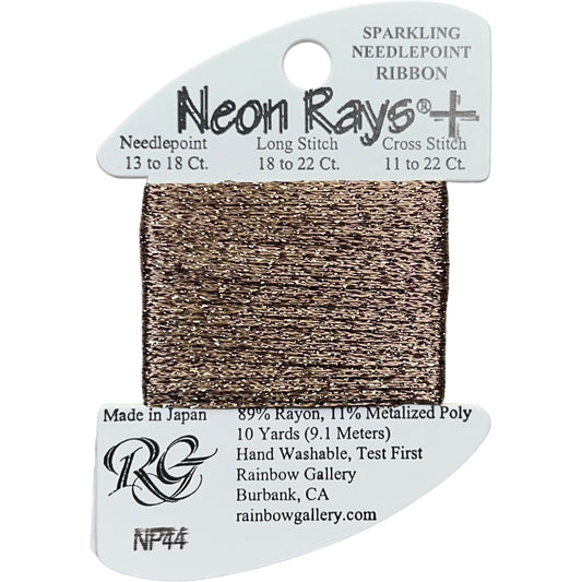 Rainbow Gallery Neon Rays Plus - 044 Light Smoke Brown