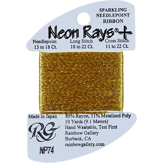 Rainbow Gallery Neon Rays Plus - 074 Golden Yellow