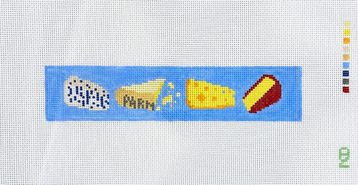 Oz Needle and Thread Cheese Fob Needlepoint Canvas