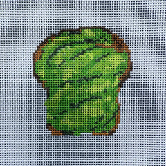 Oz Needle and Thread Avocado Toast Needlepoint Canvas