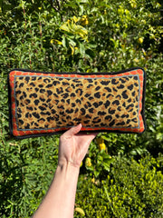 Oz Needle and Thread Leopard Lumbar Pillow Needlepoint Canvas