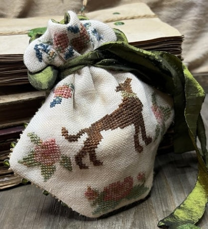 The Primitive Hare French Purse 1820-1840 Cross Stitch Kit