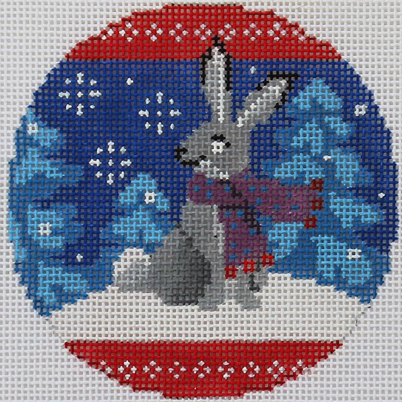 PLD Designs Abigail Cecile Woodland Rabbit Needlepoint Canvas