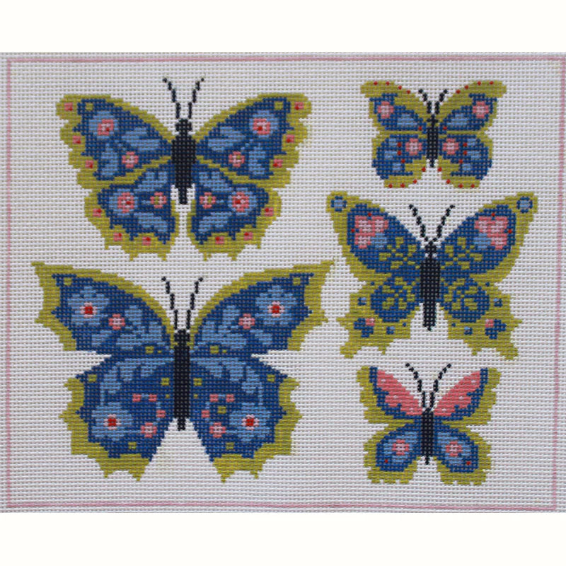 PLD Designs Abigail Cecile Butterfly Collection Needlepoint Canvas