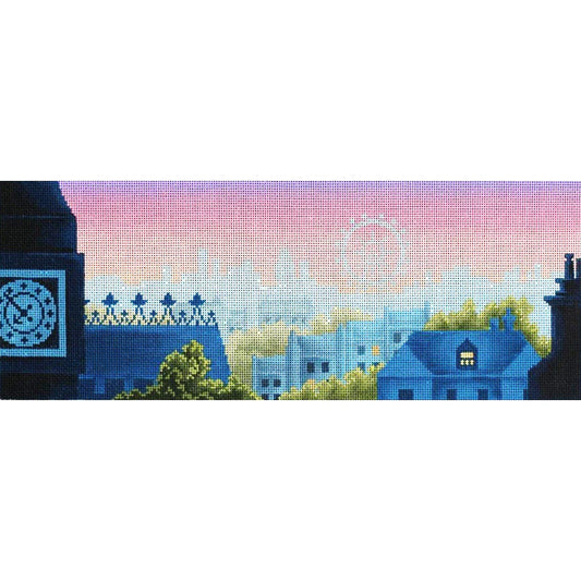 PLD Designs Abigail Cecile Rooftops Of London Needlepoint Canvas