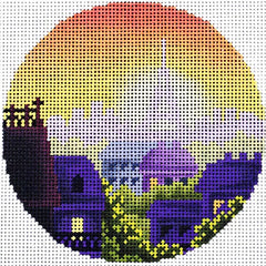 PLD Designs Abigail Cecile Rooftops Of Paris Ornament Needlepoint Canvas