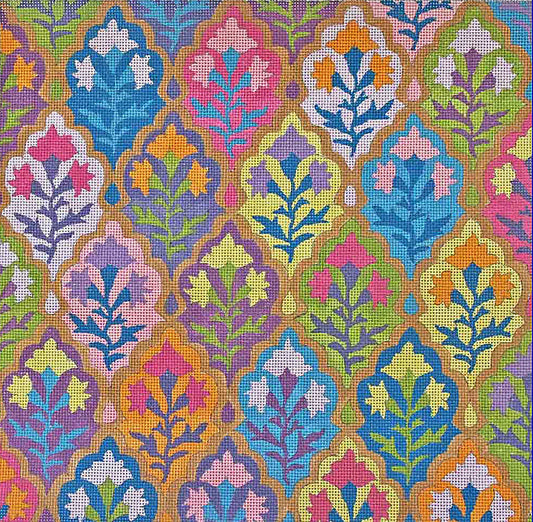 PLD Designs Sally Corey Arabesque Needlepoint Canvas