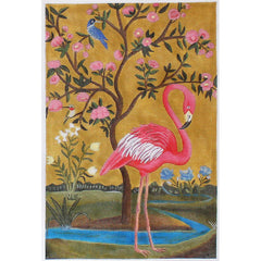 PLD Designs Catherine Nolin Pink Flamingo Needlepoint Canvas