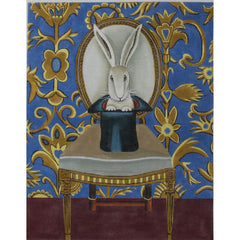 PLD Designs Catherine Nolin White Rabbit Needlepoint Canvas