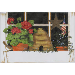 PLD Designs Dianna Swartz Summer Window Box Needlepoint Canvas