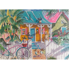 PLD Designs Ellen Negley Key Lime Cottage Needlepoint Canvas