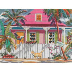 PLD Designs Ellen Negley Key West Characters Needlepoint Canvas