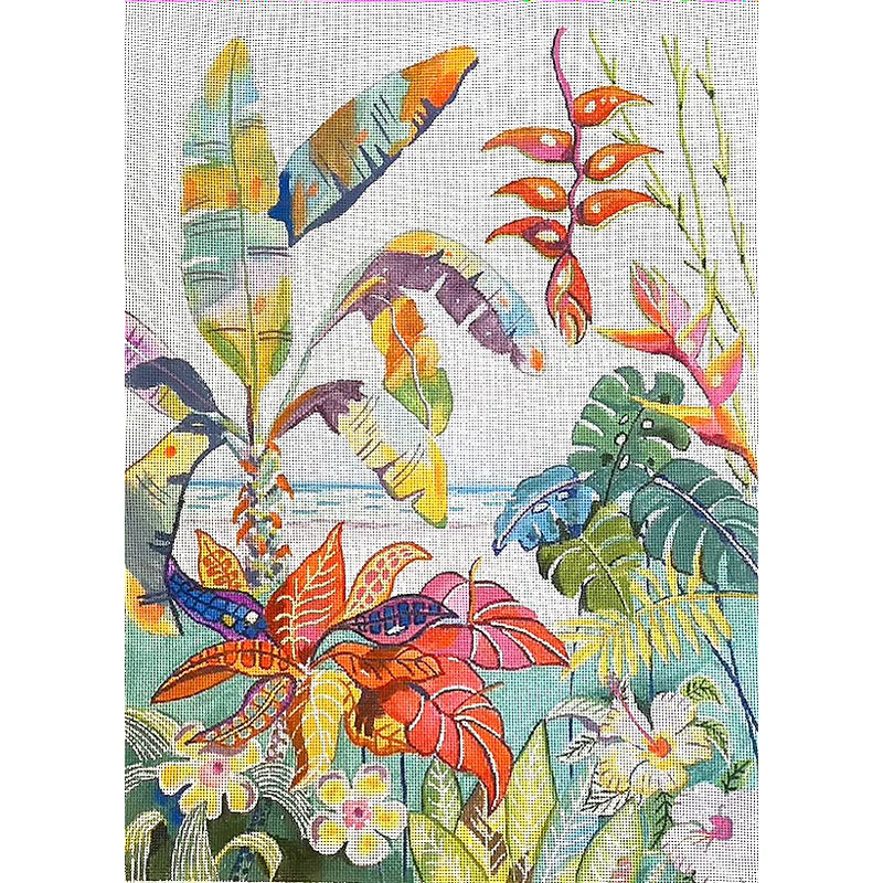 PLD Designs Ellen Negley Tropical Delight Needlepoint Canvas