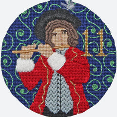 PLD Designs Florence 12 Days of Christmas 11 Pipers Needlepoint Canvas